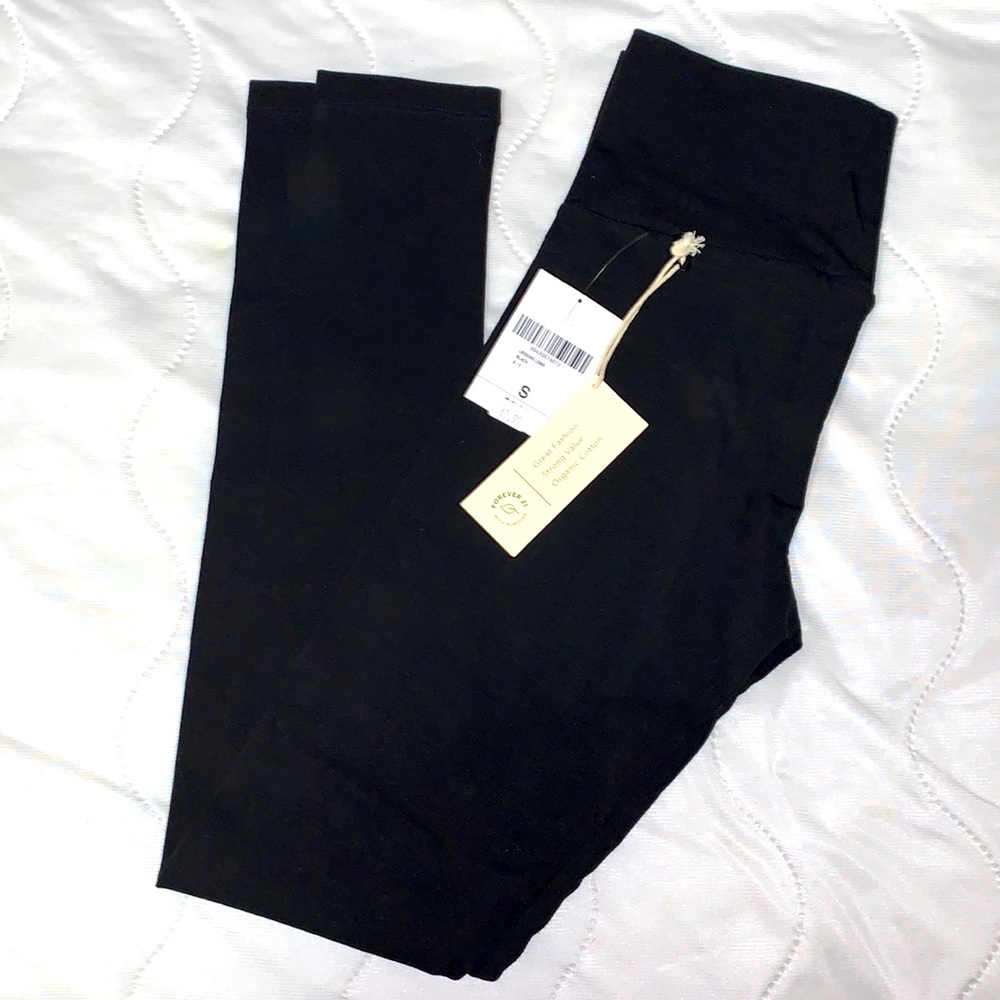 FOREVER 21 Black organic cotton legging ♥️